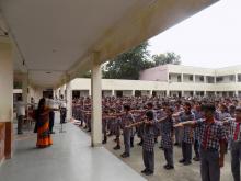 Swachchhata Pakhwada Oath Taking by teachers and students 